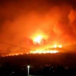 Yunanistan'da orman yangınları nedeniyle bir köy tahliye edildi