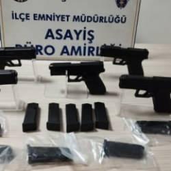 2 kişi silah ka&ccedil;ak&ccedil;ılığından tutuklandı