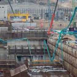 Akkuyu NGS'nin üçüncü ünitesinde pompa istasyonu temel plakasına beton döküldü