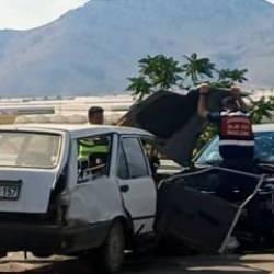 Burdur'da zincirleme kaza: 1 ölü, 3 yaralı