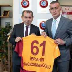 Dursun Özbek'ten İbrahim Hacıosmanoğlu'na ziyaret