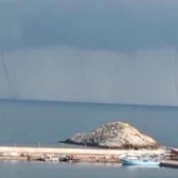 Görüntüler Şile'den: Hortum oluştu!