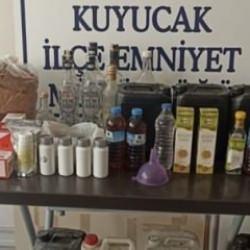 Kuyucak’ta sahte içki operasyonu