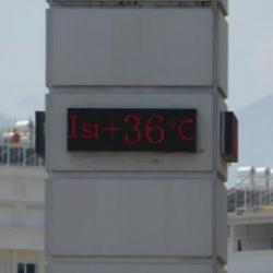 Şehir kavruldu, termometreler 36 derecede ama...