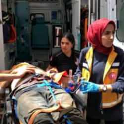 Adıyaman'da korku dolu anlar: İskele çöktü! Yaralılar var