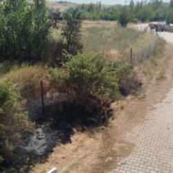 Alaca'da artan anız yangınları vatandaşları tedirgin ediyor