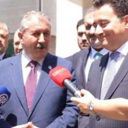 Destici Babacan ile bir araya geldi! Görüşme sonrası açıklama!