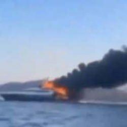 Getir&rsquo;in ortağı Serkan Boran&ccedil;ılı&rsquo;nın teknesi İtalya&rsquo;da yandı