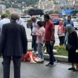 Zonguldak'ta yaya geçidinden geçen kadına otomobil çarptı