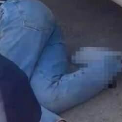 Motorsikletyle kaza yaptı! Sağlık ekiplerine, ‘Ayağımı hissetmiyorum’ dedi