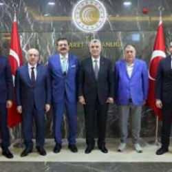 Ticaret Bakanı Bolat, TOBB Başkanı Hisarcıklıoğlu'nu kabul etti