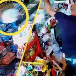 5 TL i&ccedil;in dolu t&uuml;p&uuml; bakkala fırlattı! G&ouml;r&uuml;nt&uuml;ler &Ccedil;orlu'dan...