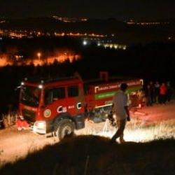 Ankara'da atılan havai fişek nedeniyle 20 hektarlık alan yandı