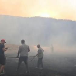 Uşak'ta orman yangını 2'nci gününde