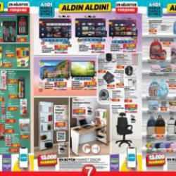 A101 Aktüel 29 Ağustos 2024 Kataloğu Belli OIdu! Defter, kalem, çanta, çalışma masası, kitaplık...