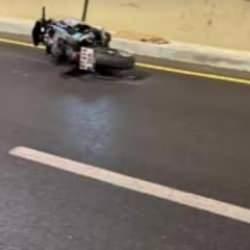 Feci kazada savrulan motosiklet 2 genci hayattan kopardı