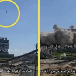 İsrail Gazze'de d&uuml;ğ&uuml;n salonunu bombaladı! 