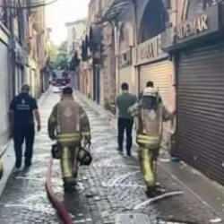 Kapalıçarşı'da yangın! Dumanlar sardı