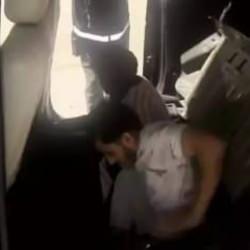 Yakalanan ka&ccedil;ak g&ouml;&ccedil;menlerin kurduğu hortum d&uuml;zeneği b&ouml;yle g&ouml;r&uuml;nt&uuml;lendi