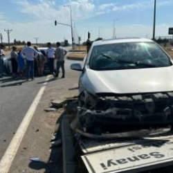 Adıyaman'da iki otomobilin çarpıştığı kazada 5 kişi yaralandı