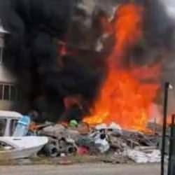 Ankara'da kereste ve polyester fabrikasında yangın