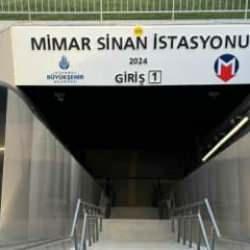 Ataköy-Olimpiyat Metro Hattı'nın Mimarsinan İstasyonu açıldı