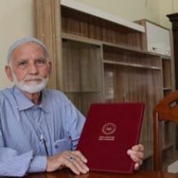 Behçet dede 75 yaşında hafız oldu