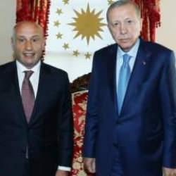 Cumhurbaşkanı Erdoğan TİM Başkanı Mustafa Gültepe'yi kabul etti