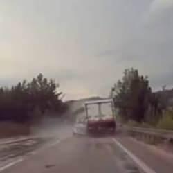 Feci görüntüler...Baba ve kızının hayatını kaybettiği kaza ortaya çıktı