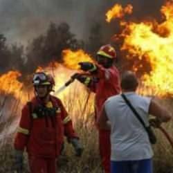 Yunanistan'da sarı alarm: 7 g&uuml;nd&uuml;r kontrol altına alınamıyor