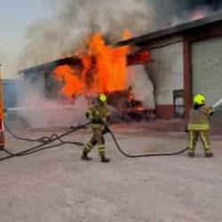 Bandırma'da korkutan yangın