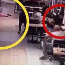 Öfkeli kadın kafede adamı tabancayla kurşun yağmuruna tuttu
