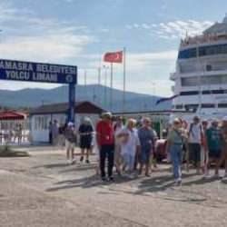 "Astoria Grande" kruvaziyeri Amasra'ya 1031 yolcu getirdi