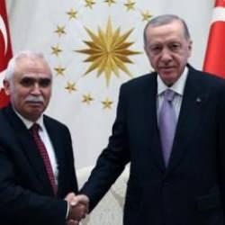 Cumhurbaşkanı Erdoğan AYM Başkanı Kadir Özkaya'yı kabul etti