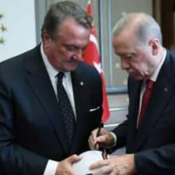 Cumhurbaşkanı Erdoğan, Beşiktaş heyetini kabul etti