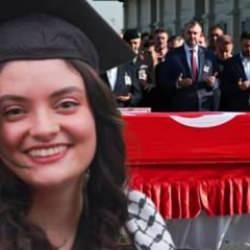 İsrail canice şehit etmişti! Ayşenur Ezgi Eygi'nin cenazesi memleketine getirildi