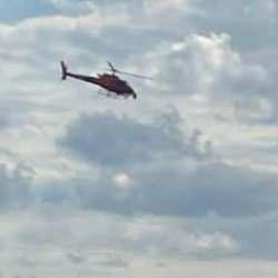 Domani&ccedil;lileri heyecanlandıran helikopter! 112&rsquo;ye ihbar edildi