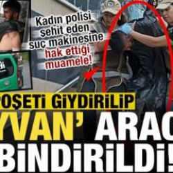 Çöpe poşeti geçirilip, hayvan aracına bindirildi! Adliyeye böyle sevk edildi...