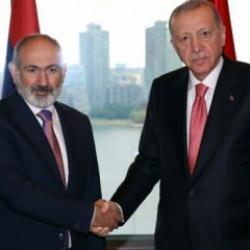 Cumhurbaşkanı Erdoğan, Ermenistan Başbakanı Paşinyan'ı kabul etti