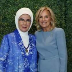 Emine Erdoğan, Jill Biden'ın ev sahipliğindeki öğle yemeğine katıldı