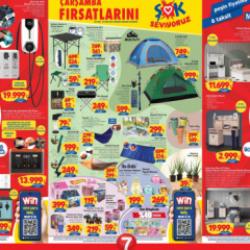 ŞOK Aktüel 26 Eylül 2024 Kataloğu! Elektrikli şarj istasyonu, genç odası, kamp çadırı, merdiven...