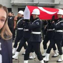 Ümraniye'de suç makinesi tarafından şehit edilen polis memuru Şeyda Yılmaz'a veda