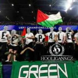 Celtic taraftarı mazlum Filistin halkının yanında olmaya devam ediyor!