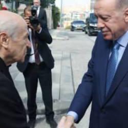 Cumhurbaşkanı Erdoğan, Bahçeli ile görüştü!