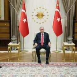 Cumhurbaşkanı Erdoğan, KKTC Başbakanı Üstel'i kabul etti