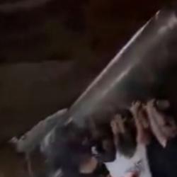 İran'ın patlamayan füzesini Filistinliler kaldırdı