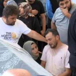  İstanbul'da öldürülen İkbal ve Ayşenur son yolculuğuna uğurlandı