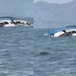 KDC'de yolcu teknesi alabora oldu: 78 &ouml;l&uuml;