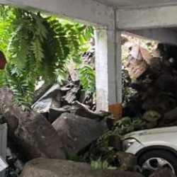 Artvin'in Hopa il&ccedil;esinde heyelan!