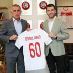 TFF Başkanı Hacıosmanoğlu'na sürpriz ziyaret